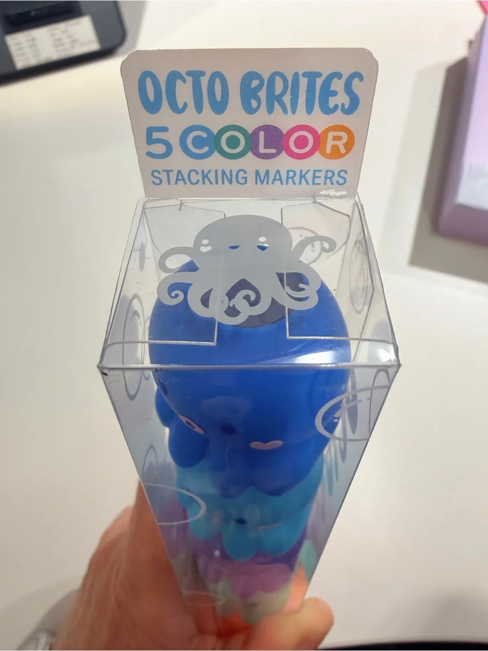 Octo Brites 5-Color Stacking Octopus Highlighter Set